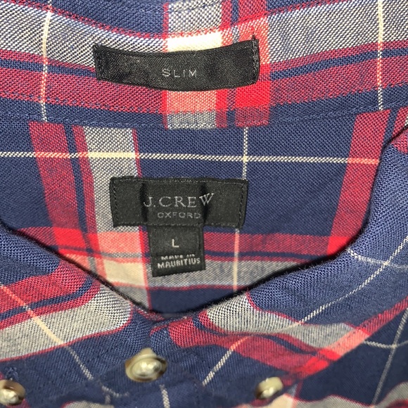 Slim Vintage J. Crew Oxford Shirt - Picture 4 of 4
